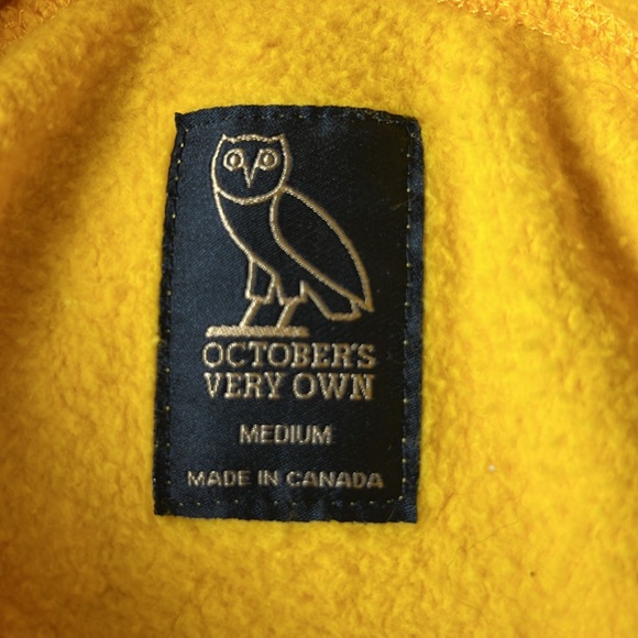OVO Yellow Men’s Hoodie - Picture 3 of 4